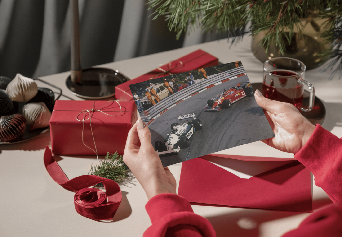 Photo Gilles Villeneuve – GP de Monaco (1981) – Victoire F1 Ferrari n°27 – 15×20