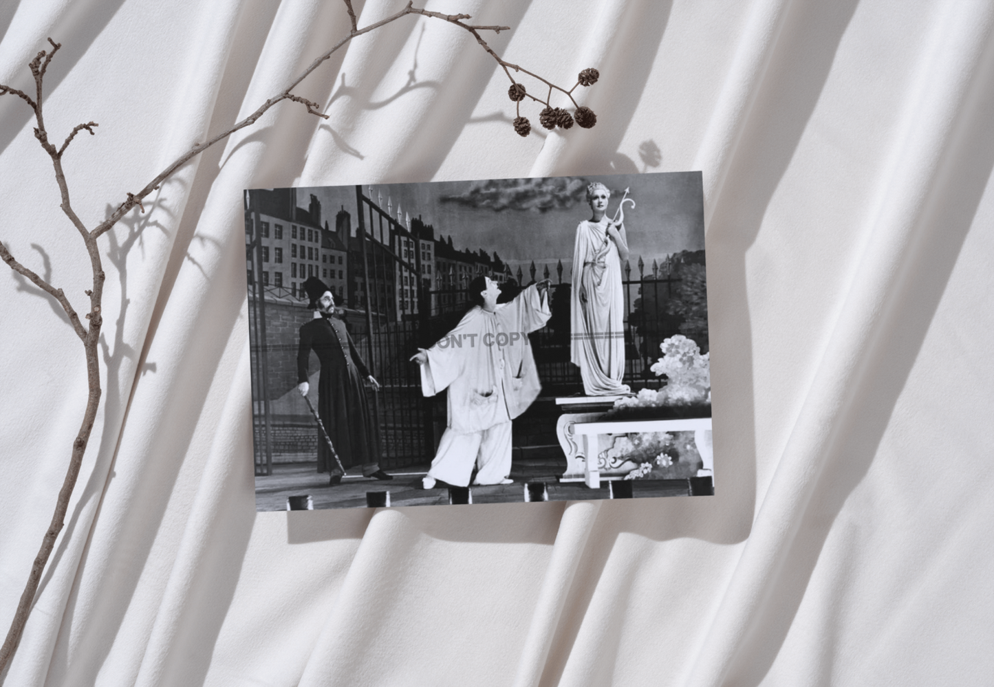 Photo Arletty & J-L Barrault – Les Enfants du Paradis 1945 – Scène Culte – 15x20