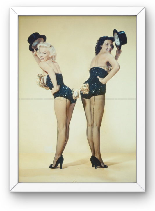 Photo Encadrée Marilyn Monroe & Jane Russell - Gentlemen Prefer Blondes - 15x20