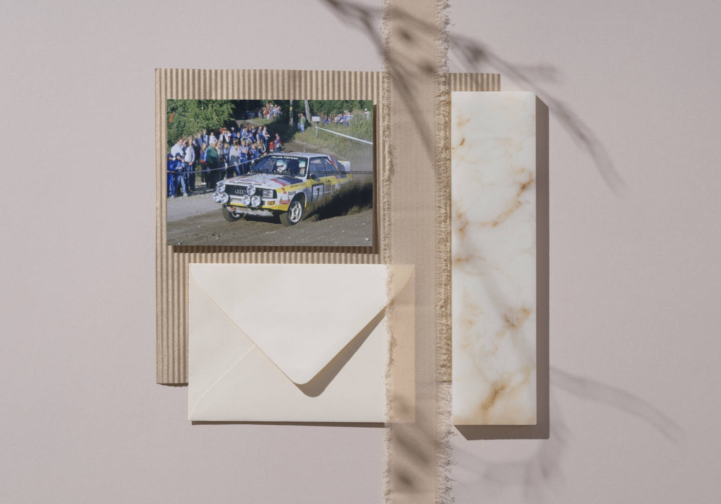 Photo Michèle Mouton – Audi Quattro – 1000 Lakes Rally WRC Groupe B 1984 – 15x20