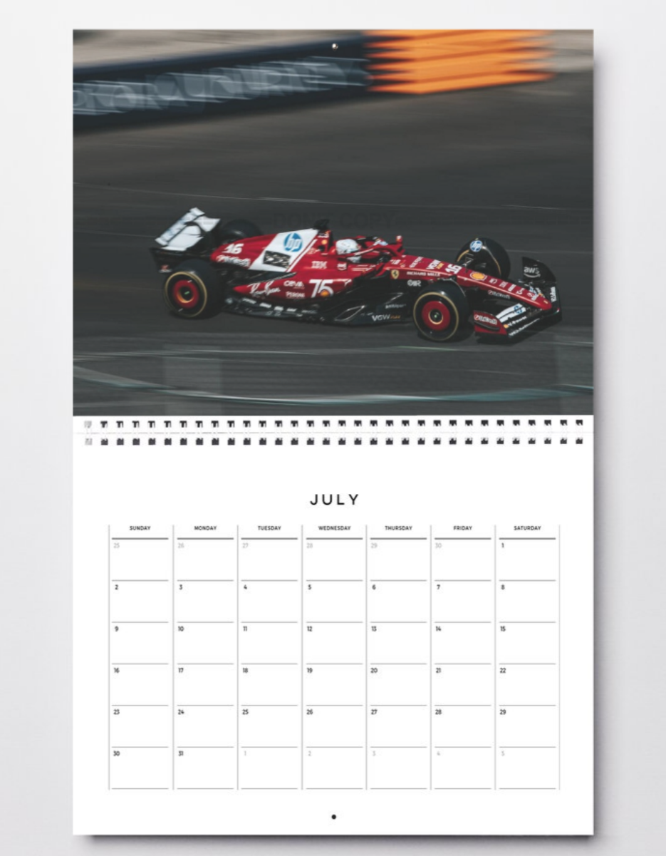 Photo Charles Leclerc – Ferrari F1 – GP Monaco 2025 – Vitesse & Prestige – 15×20