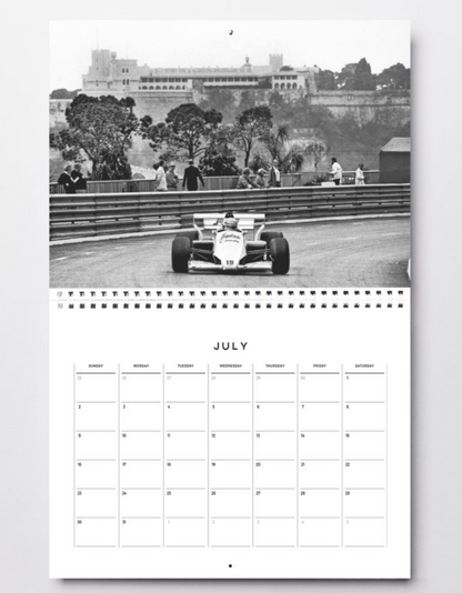 Photo Ayrton Senna – GP de Monaco (1984) – Formule 1 – Virage Massenet – 15×20