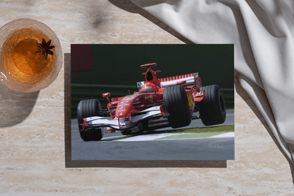 Photo Michael Schumacher – Ferrari F1 – GP de Saint-Marin - (Imola) 2006 – 15×20