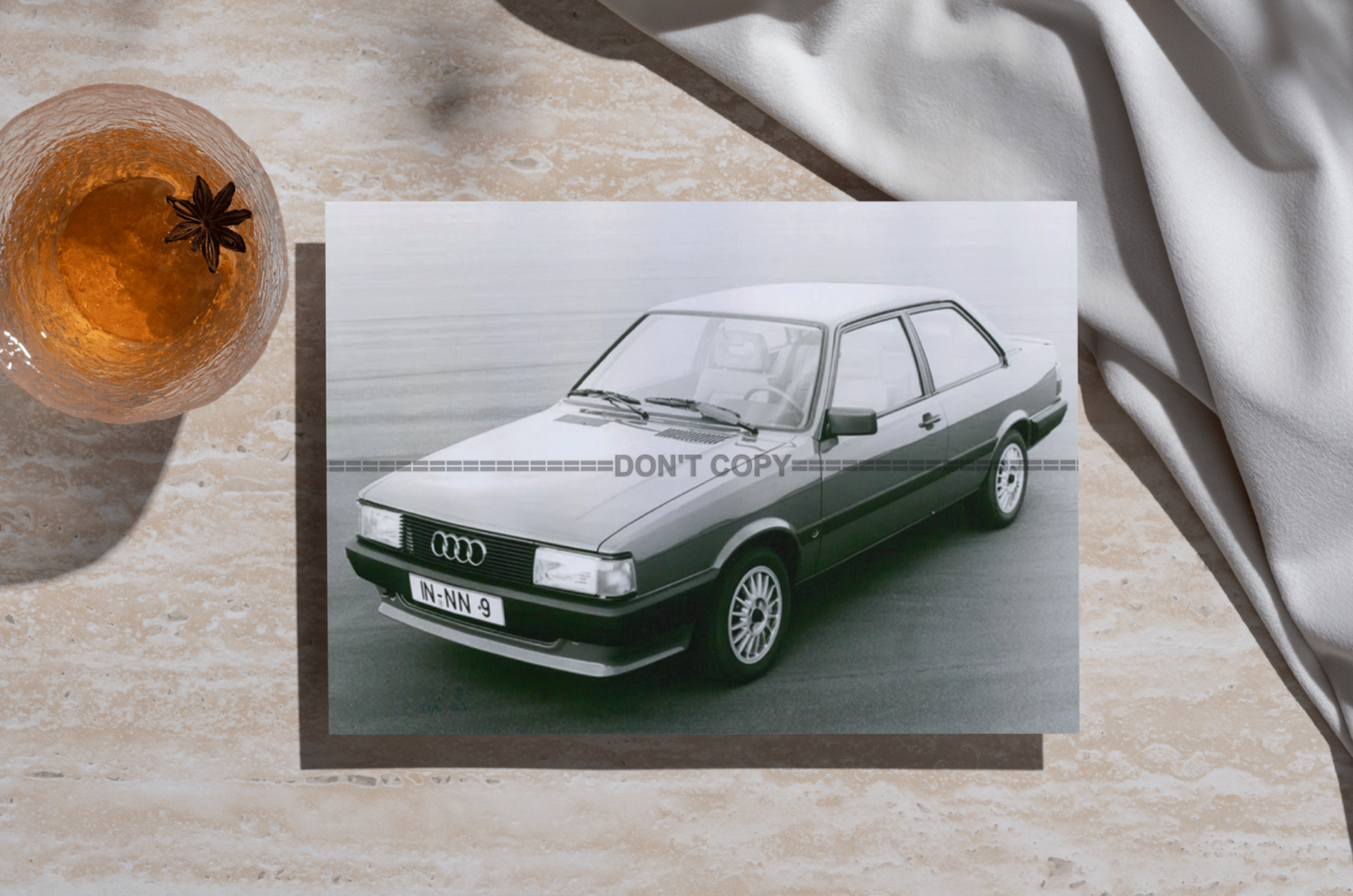 Photo Audi 80 GTE – Berline Sportive Youngtimer 1984 – Design Automobile – 15×20