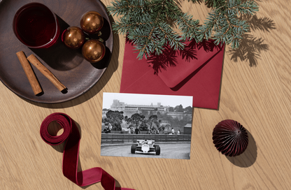 Photo Ayrton Senna – GP de Monaco (1984) – Formule 1 – Virage Massenet – 15×20