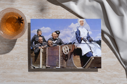 Photo Louis de Funès & Bourvil – La Grande Vadrouille 1966 – Scène Culte – 15×20