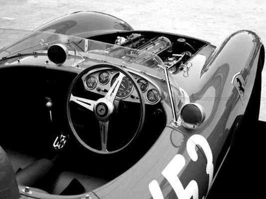 Photo Ferrari 625 TRC 250 Testa Rossa - Cockpit - Modèle « barquette » - 15 x 20