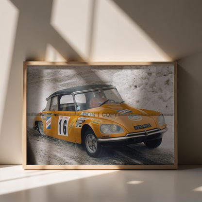 Photo Citroën DS 21 Coupé Prototype – Groupe 5 – Rallye Automobile 1972 – 15×20