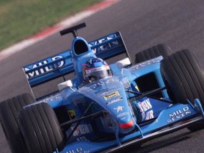 Photo Fernando Alonso – Benetton B200 – Grand Prix F1 (2000) – Débuts – 15×20