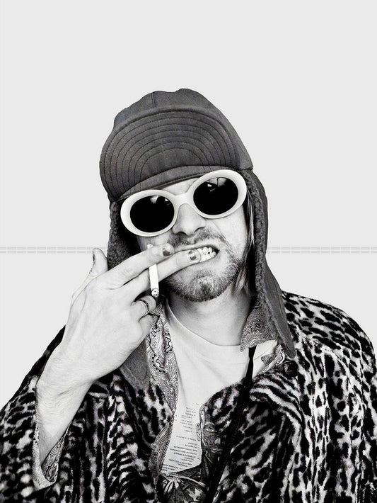 Photo Kurt Cobain lors de la séance « The Last Session », Juillet 1993 - 15 x 20