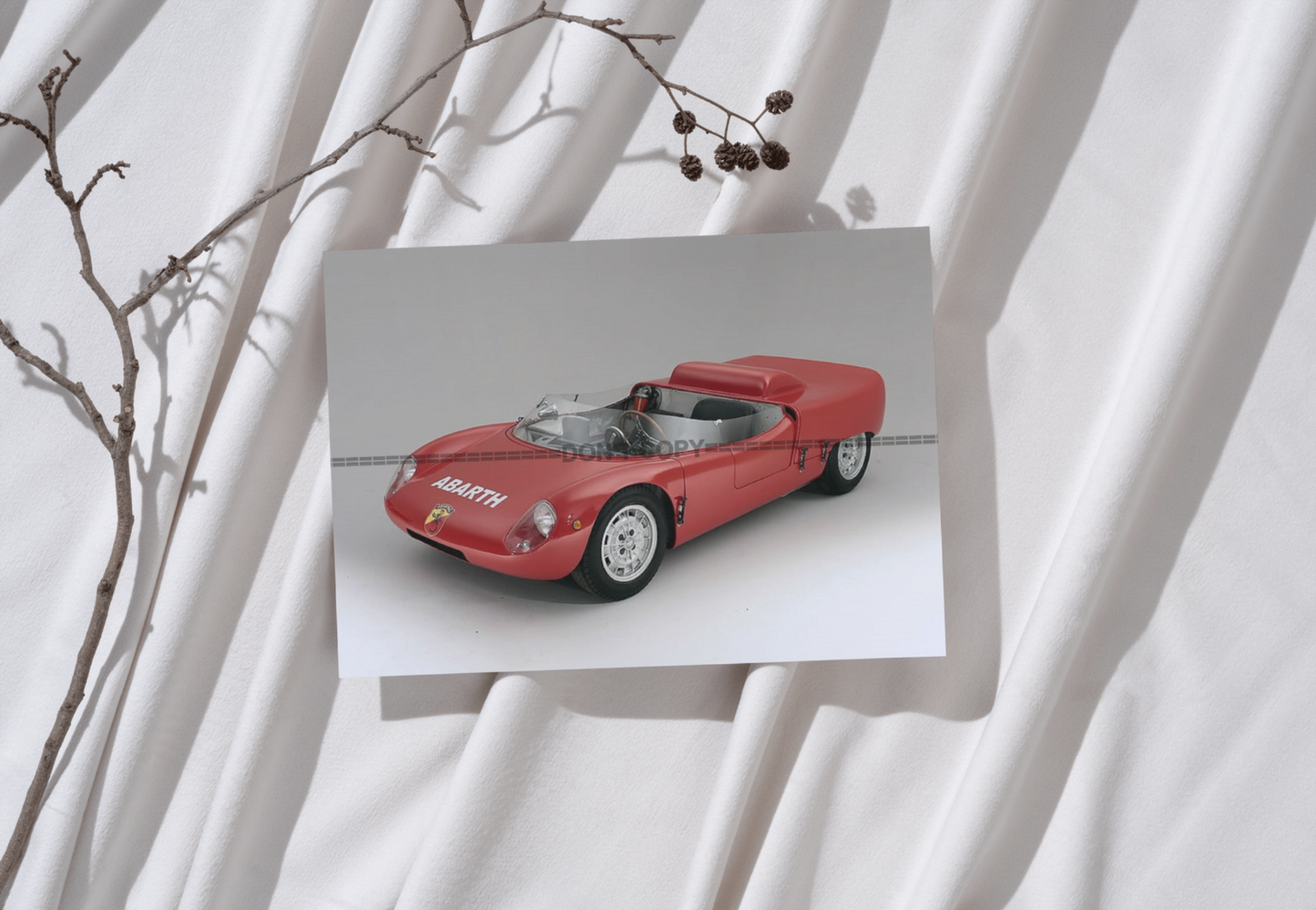Photo Fiat Abarth 1000 Spider Sport – 131-MC – (1962) – Prototype Course – 15×20