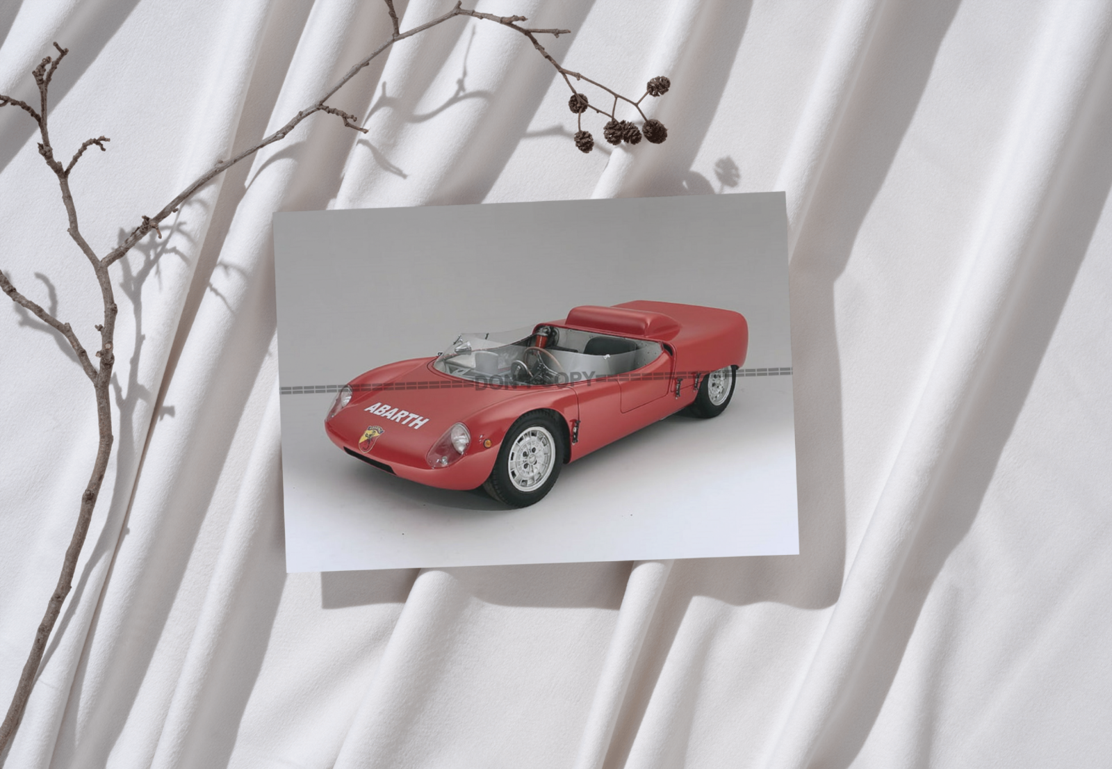 Photo Fiat Abarth 1000 Spider Sport – 131-MC – (1962) – Prototype Course – 15×20