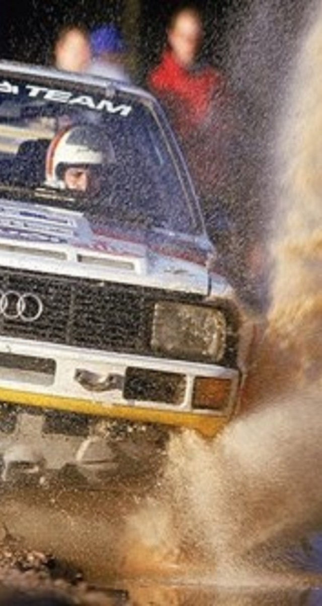 Photo Michèle Mouton – Audi Quattro – Lombard RAC Rally  1984 – Groupe B – 15x20