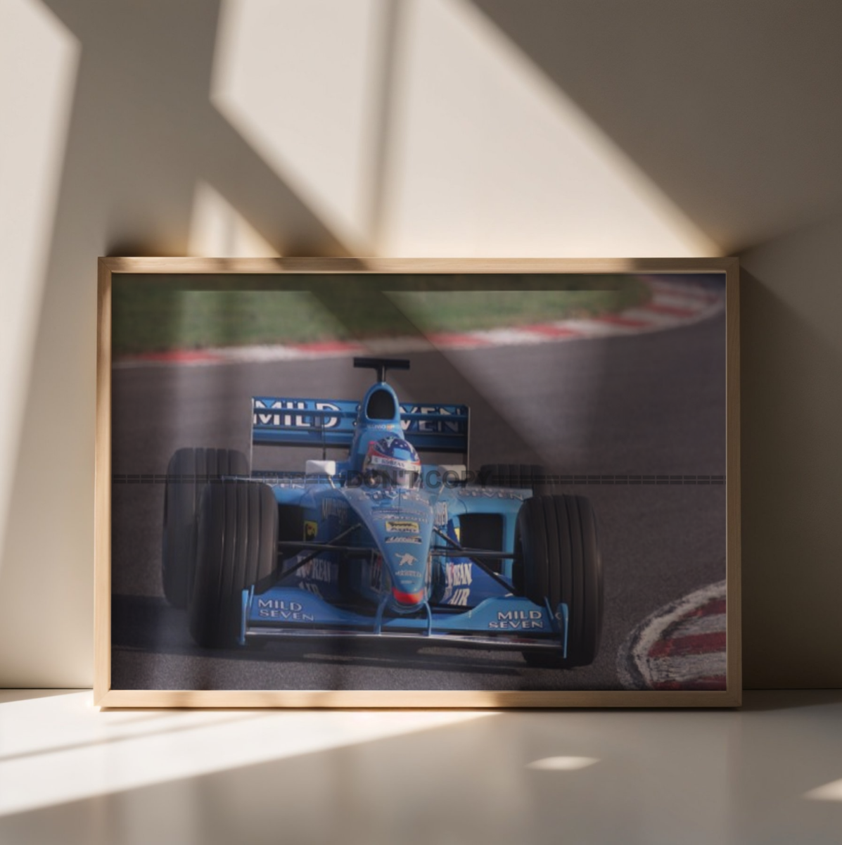 Photo Fernando Alonso – Benetton B200 – Grand Prix F1 (2000) – Débuts – 15×20