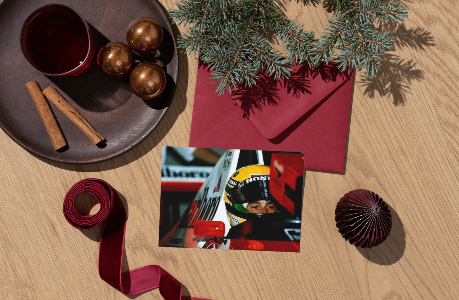 Photo Ayrton Senna lors des qualifications de Formule 1 - McLaren Honda – 15×20