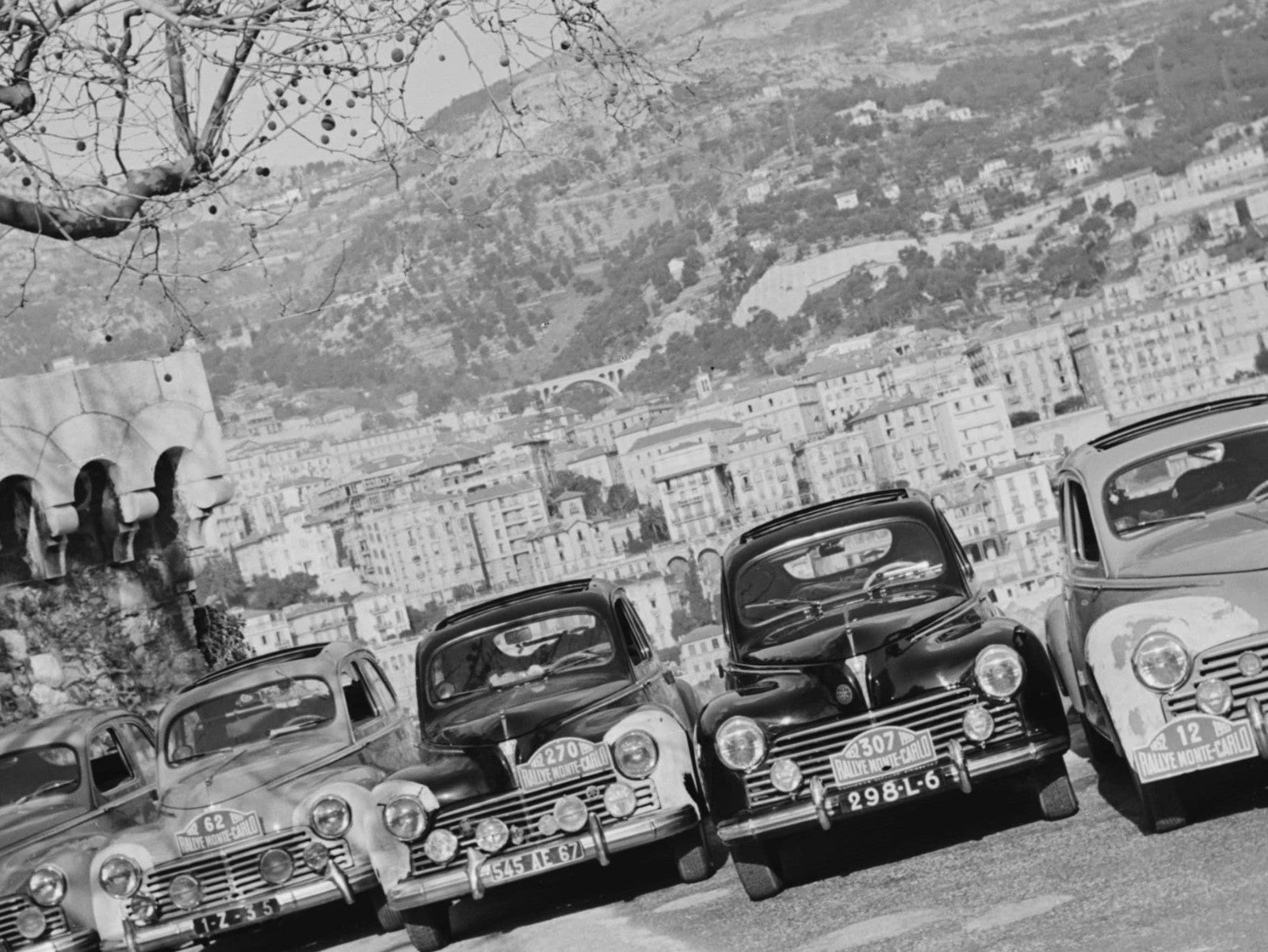 Photo Peugeot 203 – Rallye Monte-Carlo (1952) – Automobile Historique – 15×20