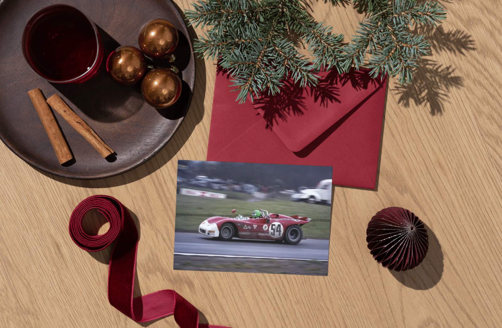 Photo H. Pescarolo – Alfa Romeo T33/3 – BOAC 1000 km Brands Hatch (1971) – 15×20