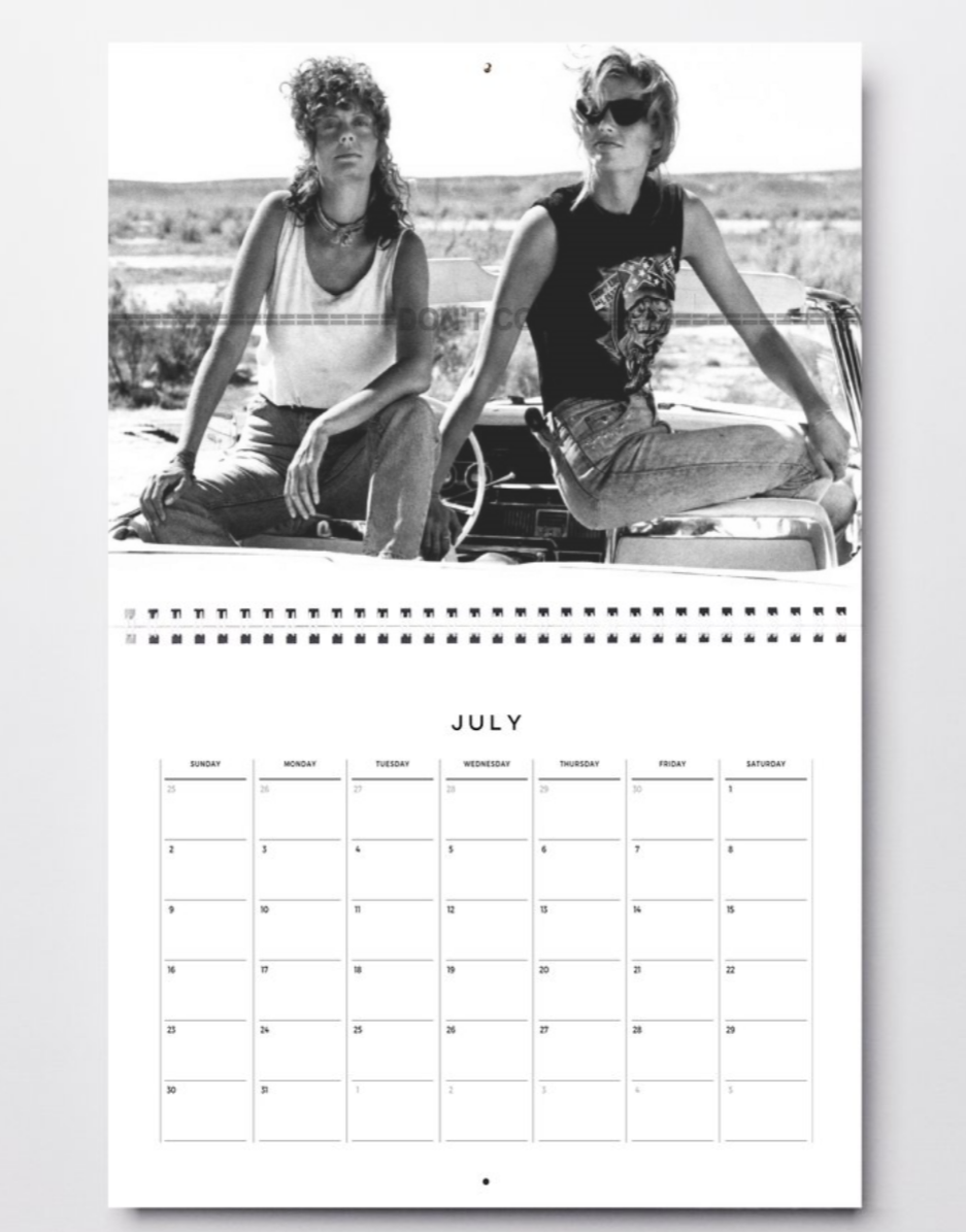 Photo Thelma et Louise (1991) – Scène Route Culte Cinéma – Noir & Blanc – 15×20