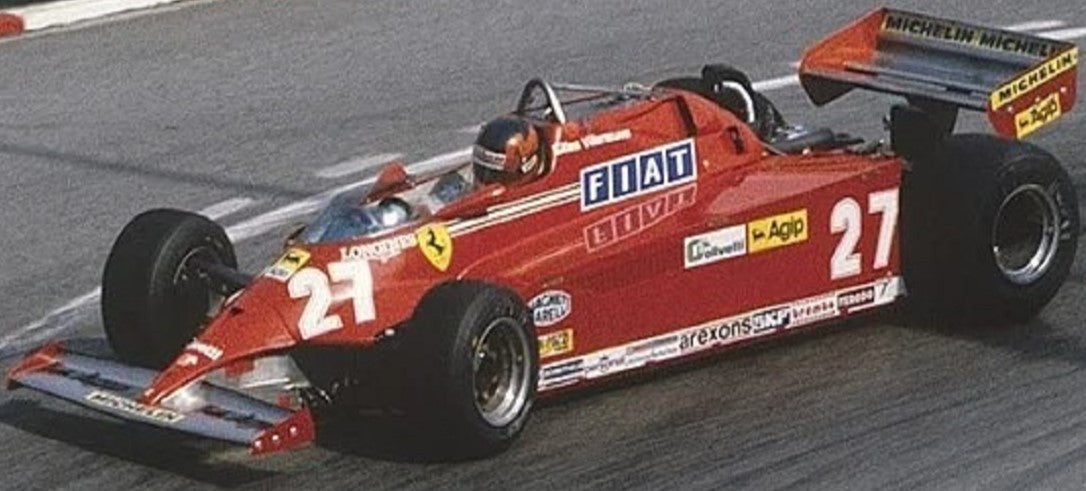 Photo Gilles Villeneuve – GP de Monaco (1981) – Victoire F1 Ferrari n°27 – 15×20