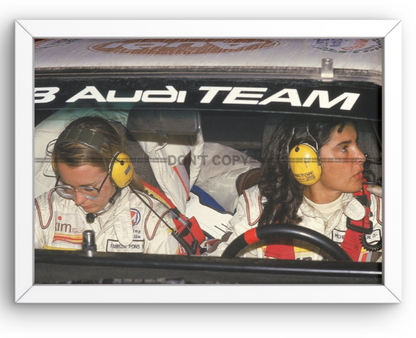 Photo Encadrée Michèle Mouton & Fabrizia Pons – Audi Lombard RAC Rally – 15x20