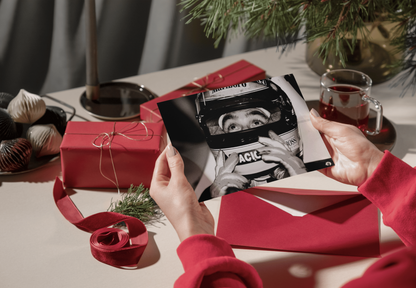 Photo Ayrton Senna – The Eyes – Regard sous le casque – Photo iconique – 15×20