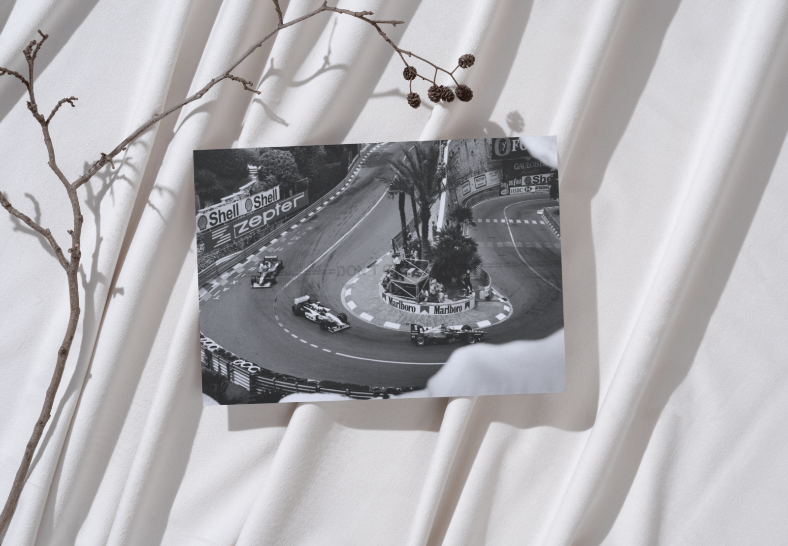 Photo Formule 1 – Grand Prix de Monaco 1997 – Virage Épingle du Fairmont – 15x20