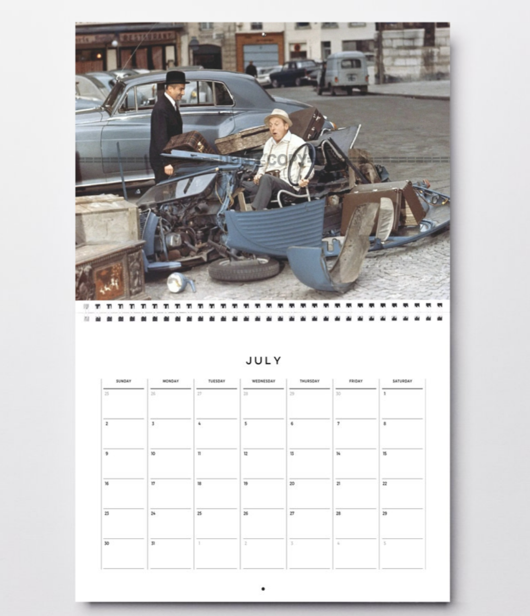 Photo Louis de Funès & Bourvil – Le Corniaud (1965) – Scène Culte Cinéma – 15×20