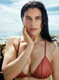 Photo Laetitia Casta en maillot de bain pour la campagne de Calzedonia - 15x20