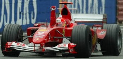 Photo Michael Schumacher – GP Formule 1 - Victoire à Silverstone (2004) – 15x20