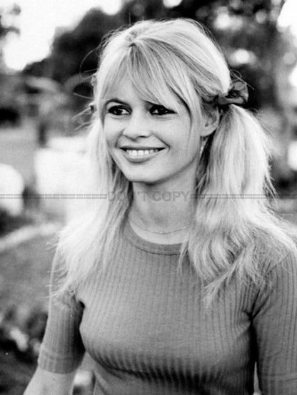 Photo Brigitte Bardot - Noir et blanc - 15x20