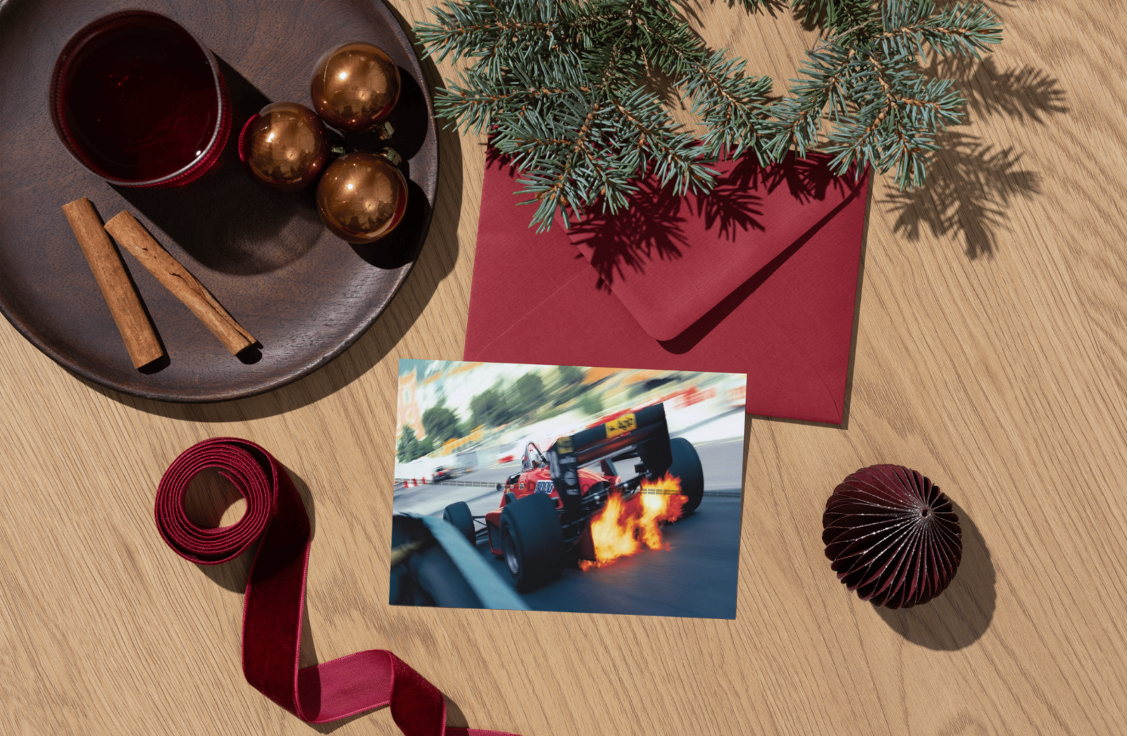 Photo S. Johansson – Ferrari 156-85 – Grand Prix F1 Monaco 1985 – Course – 15×20