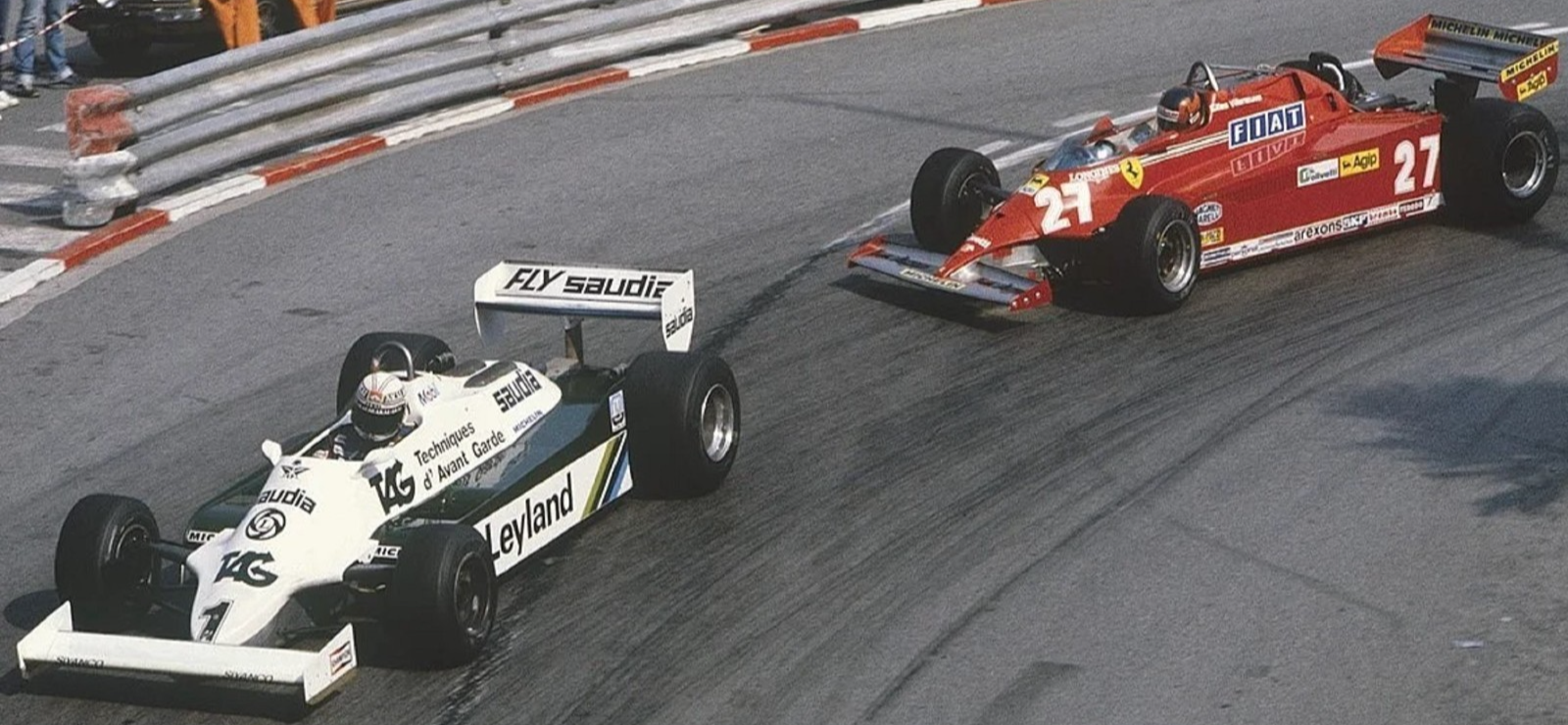 Photo Gilles Villeneuve – GP de Monaco (1981) – Victoire F1 Ferrari n°27 – 15×20