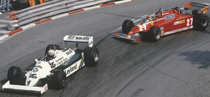 Photo Gilles Villeneuve – GP de Monaco (1981) – Victoire F1 Ferrari n°27 – 15×20