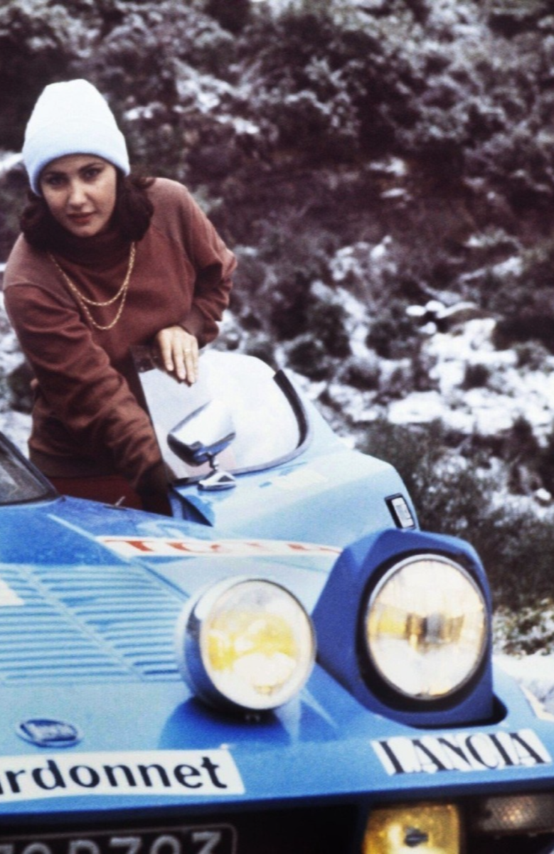 Photo Michèle Mouton – Lancia Stratos HF – Rallye Monte-Carlo Sport 1978 – 15×20
