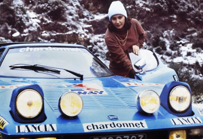 Photo Encadrée Michèle Mouton – Lancia Stratos HF – Rallye Monte-Carlo – 15×20