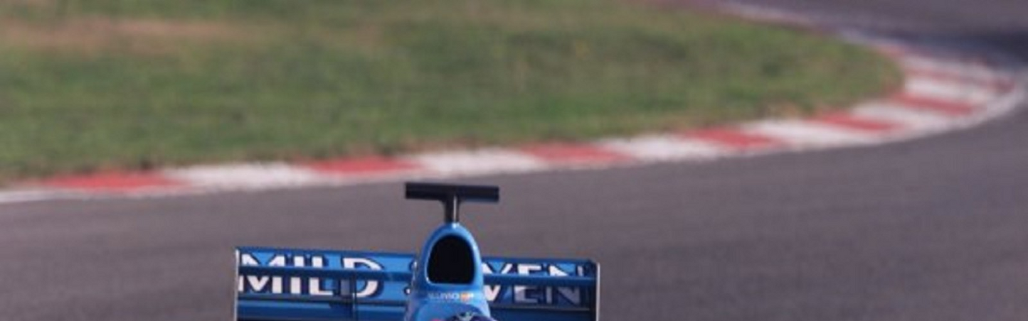 Photo Fernando Alonso – Benetton B200 – Grand Prix F1 (2000) – Débuts – 15×20