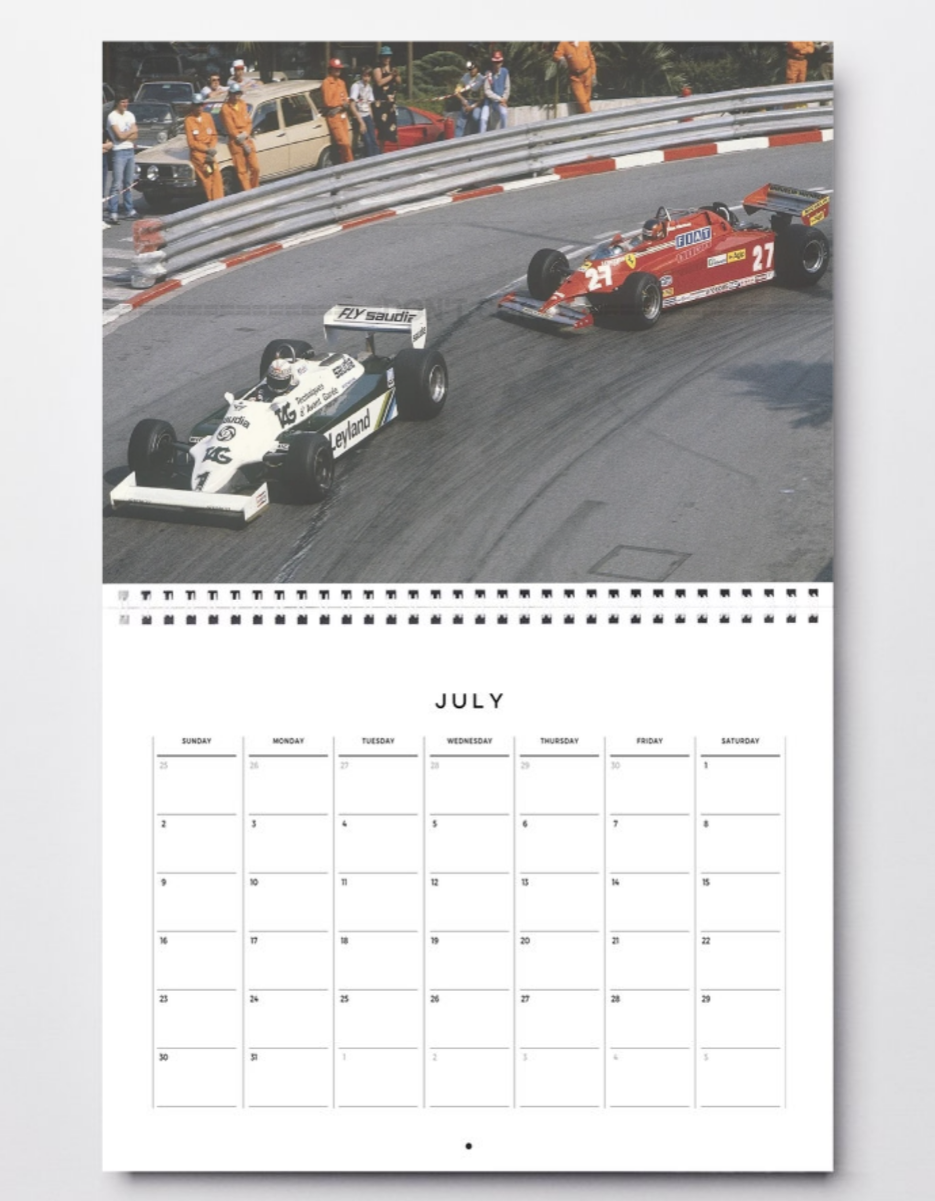 Photo Gilles Villeneuve – GP de Monaco (1981) – Victoire F1 Ferrari n°27 – 15×20