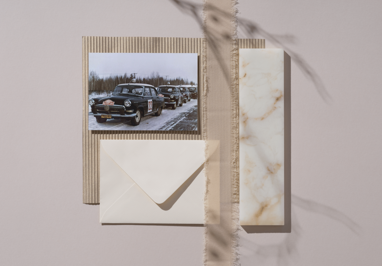 Photo Suchkov, Shchavelev – GAZ-21 Volga – Rallye Monte-Carlo Hiver 1964 – 15x20