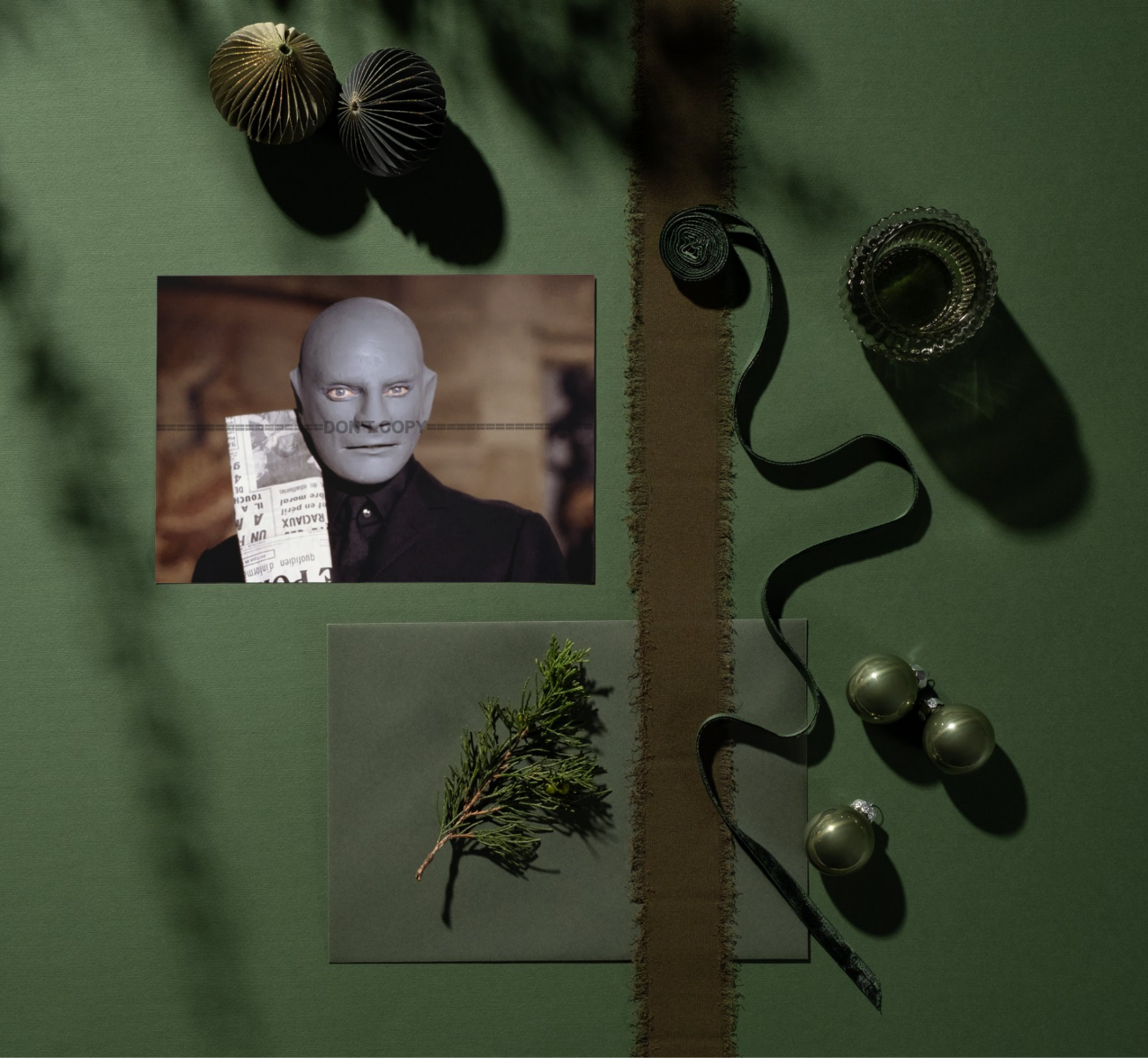 Photo Jean Marais – Fantômas 1964 – Visage Masqué Iconique – Scène Culte – 15×20