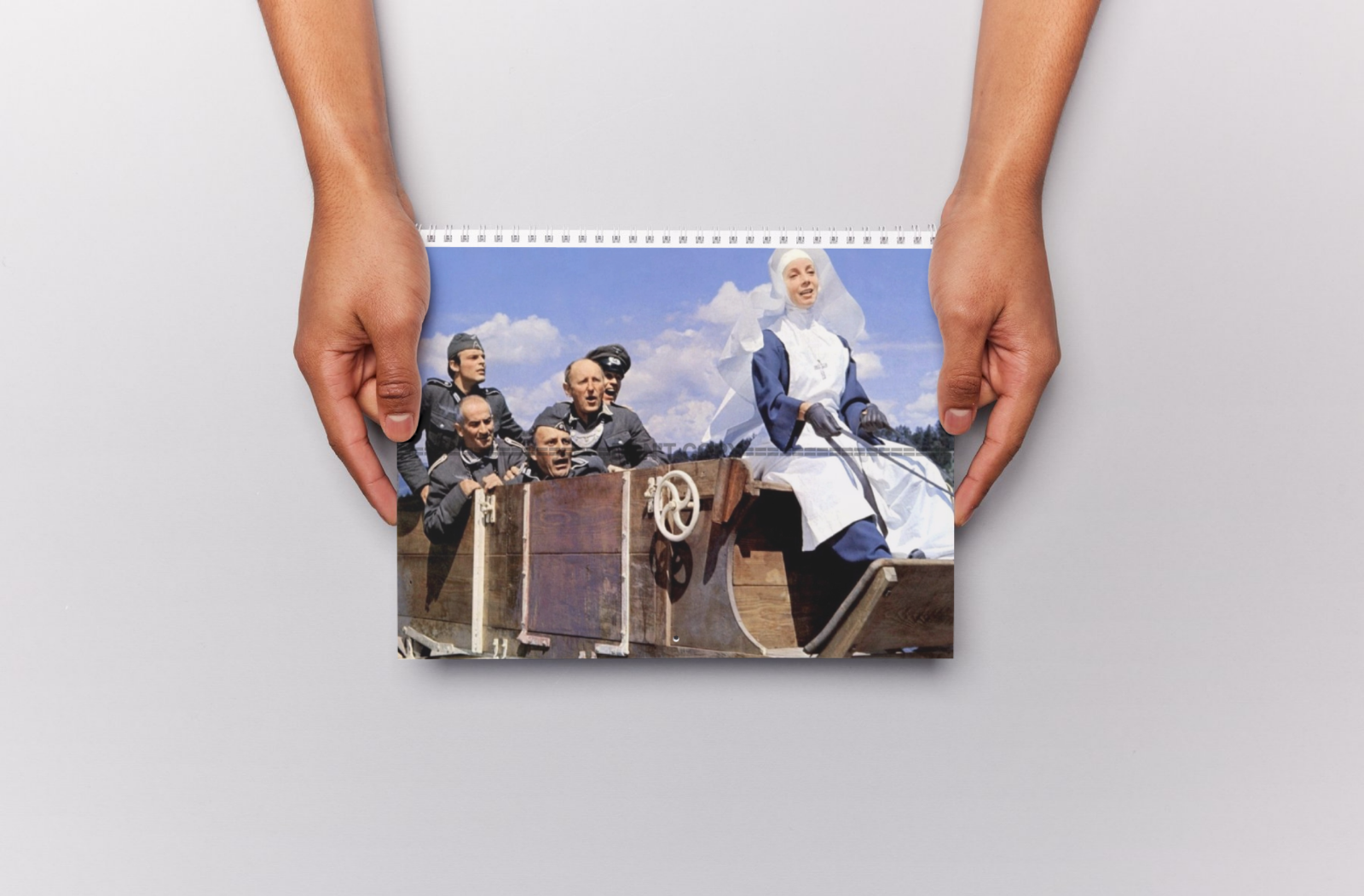 Photo Louis de Funès & Bourvil – La Grande Vadrouille 1966 – Scène Culte – 15×20