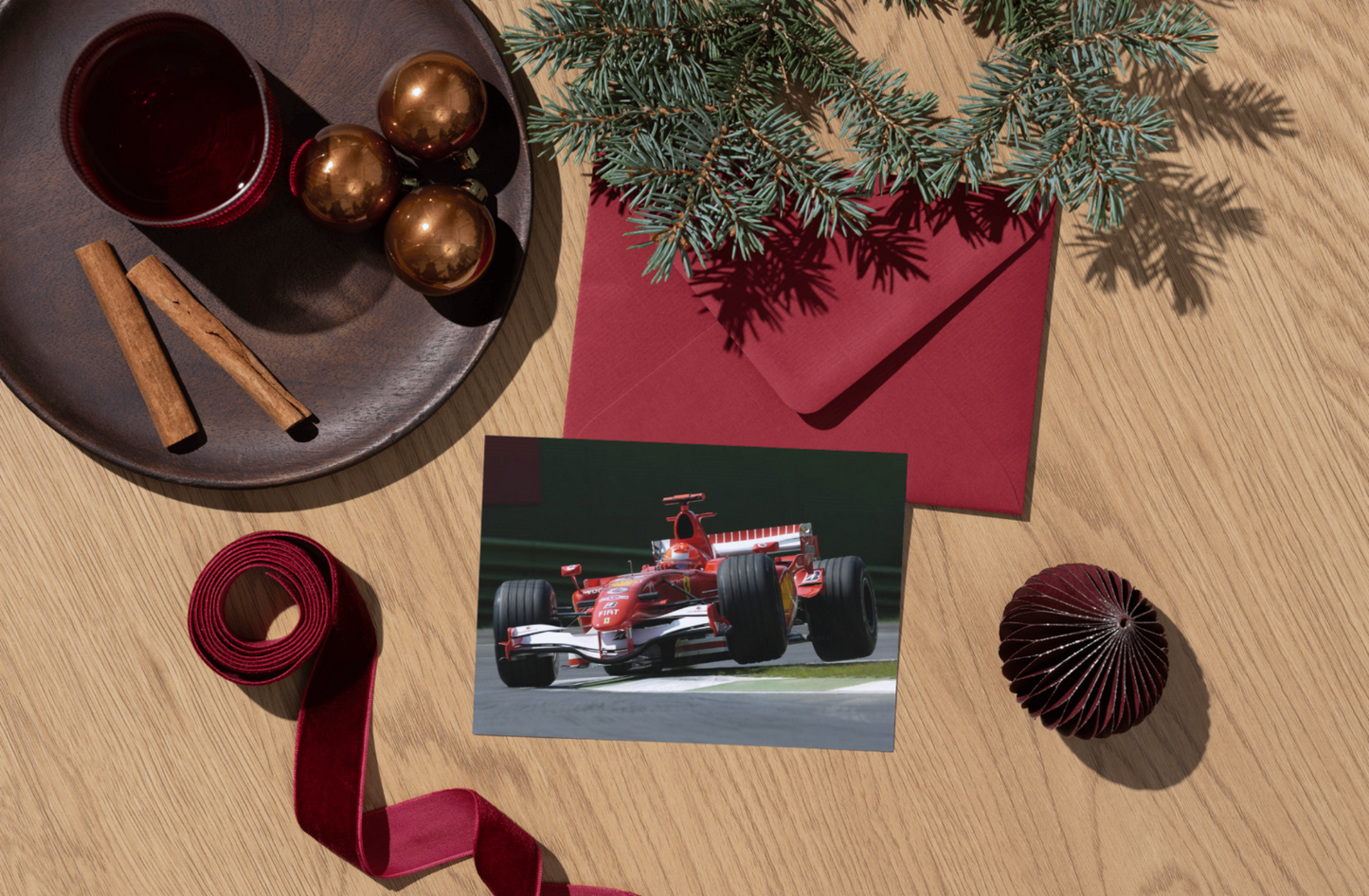 Photo Michael Schumacher – Ferrari F1 – GP de Saint-Marin - (Imola) 2006 – 15×20