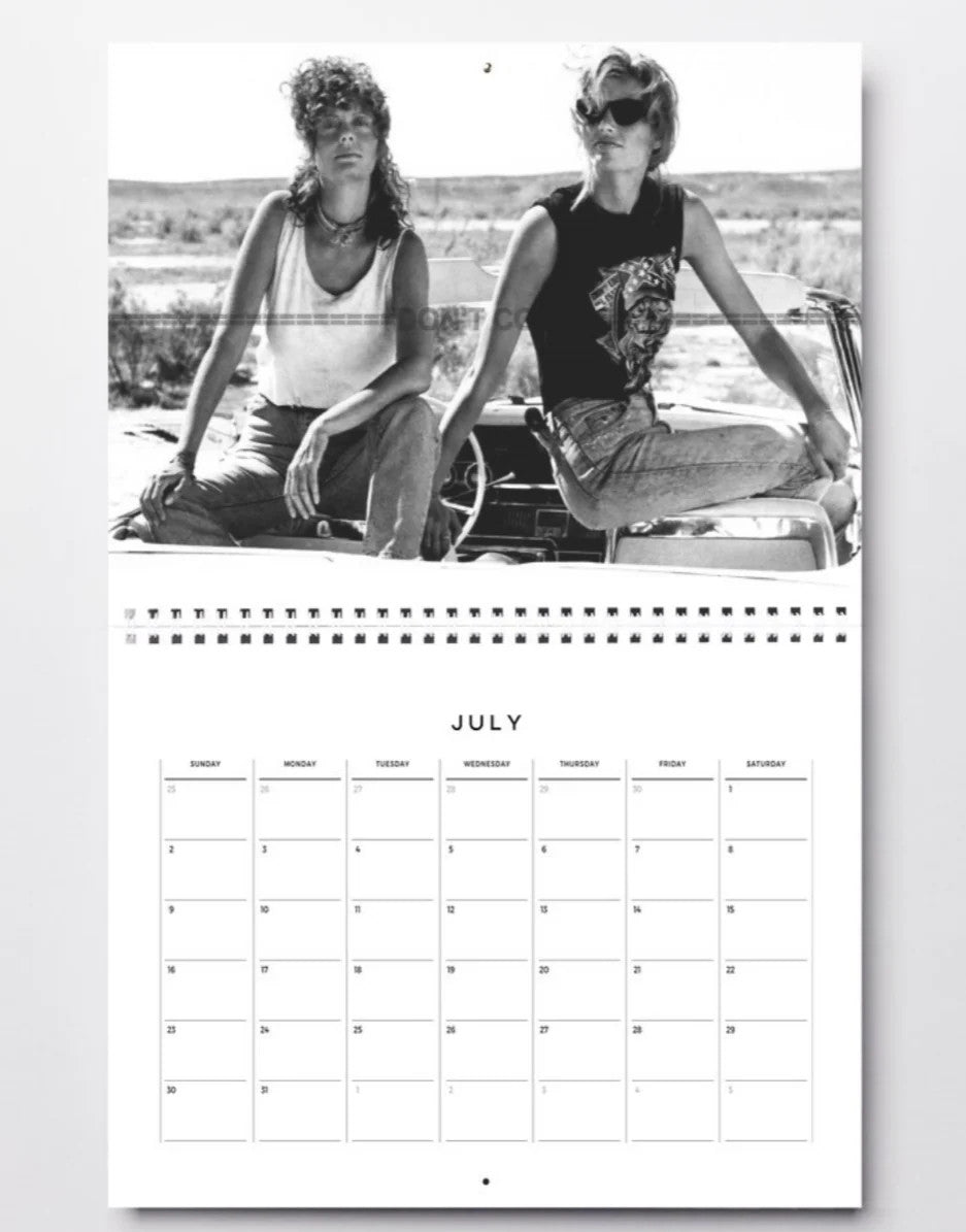 Photo Thelma et Louise (1991) – Scène Route Culte Cinéma – Noir & Blanc – 15×20