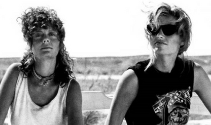 Photo Thelma et Louise (1991) – Scène Route Culte Cinéma – Noir & Blanc – 15×20