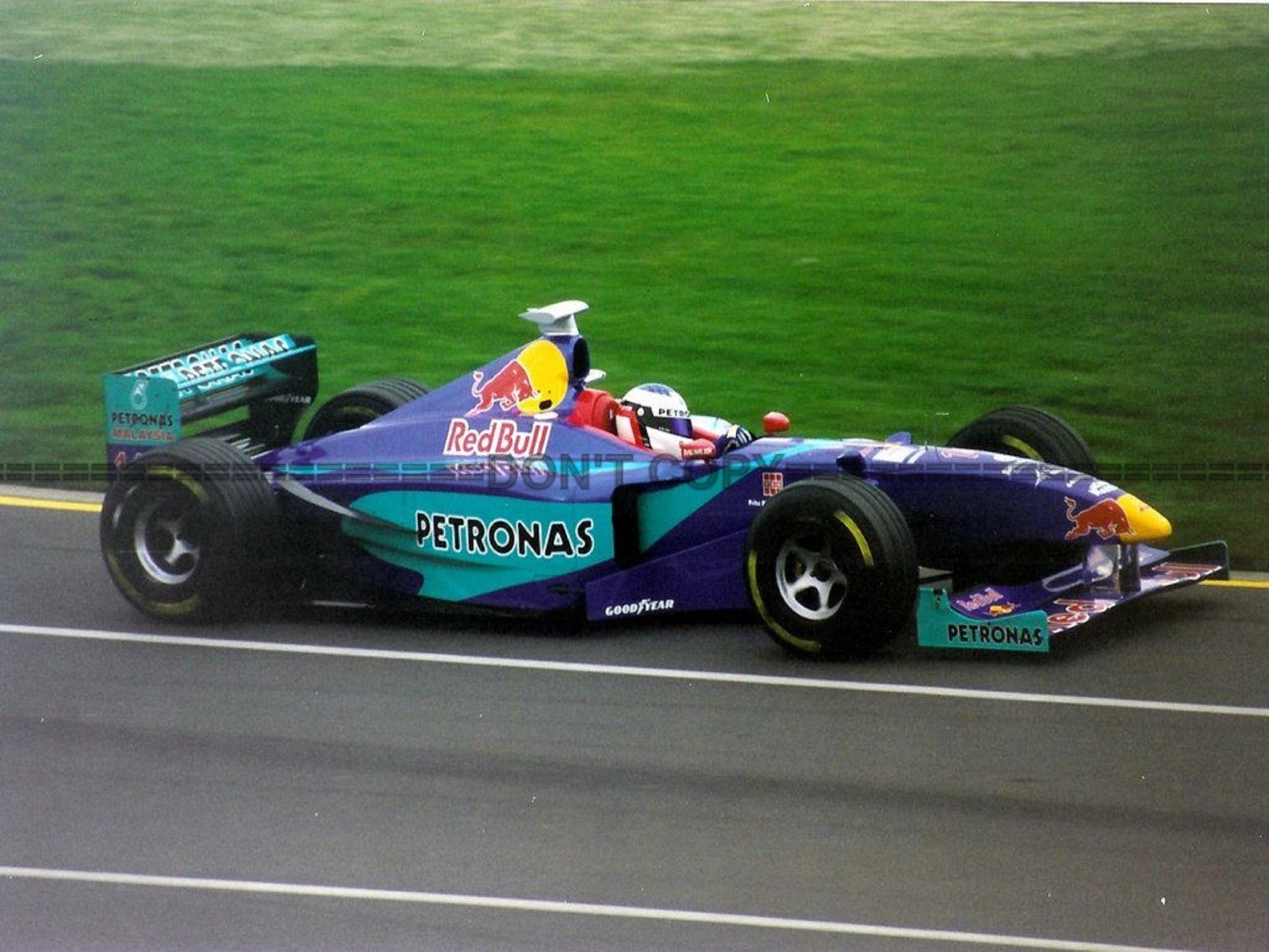 Photo Jean Alesi – Sauber C17 – Grand Prix F1 Melbourne 1998 – Formule 1 – 15×20