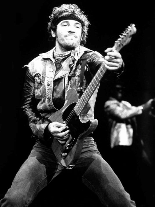 Photo Bruce Springsteen "The Boss" en plein live à Los Angeles en 1984 - 15 x 20