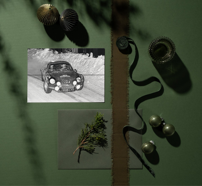 Photo Andruet & Biche – Alpine A110 – Rallye Monte-Carlo (1973) – Course – 15x20