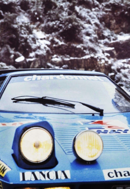 Photo Michèle Mouton – Lancia Stratos HF – Rallye Monte-Carlo Sport 1978 – 15×20