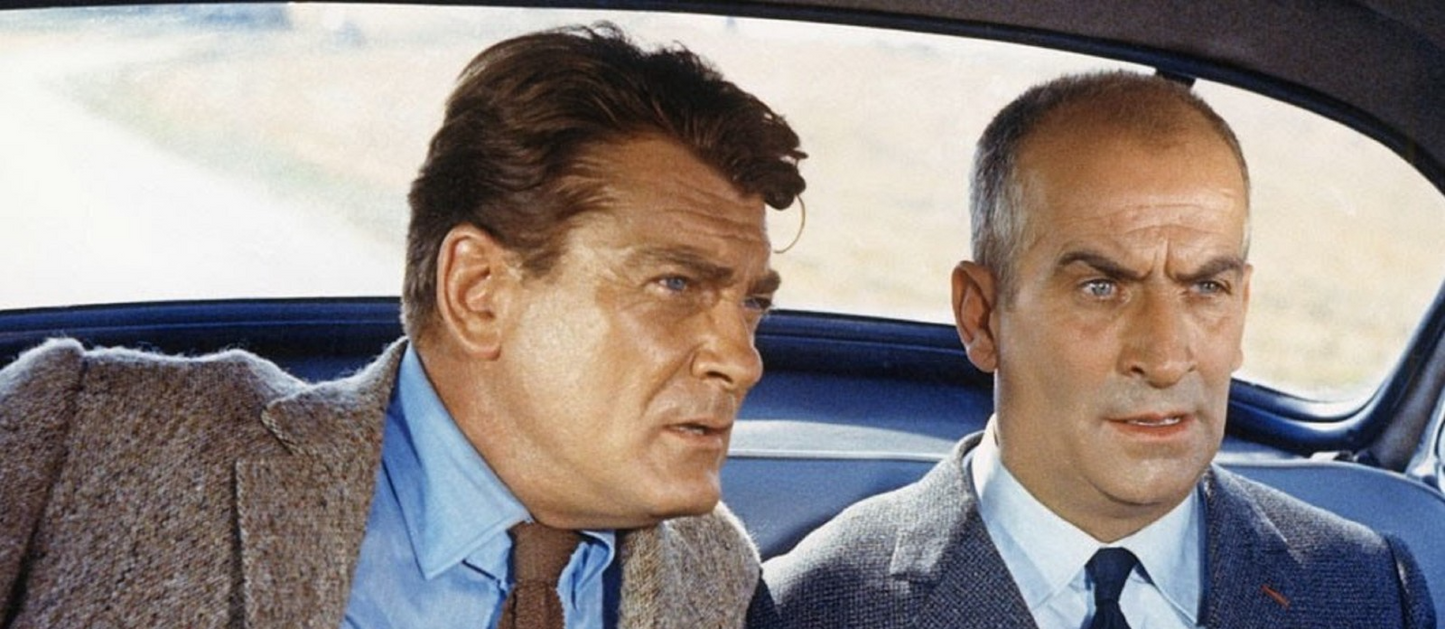 Photo Jean Marais & Louis de Funès – Fantômas 1964 – Scène Culte Cinéma - 15x20