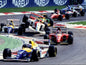 Photo Ayrton Senna – Duel avec Damon Hill – GP de Monza 1993 – Formule 1 – 15×20