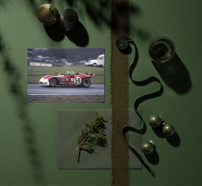 Photo H. Pescarolo – Alfa Romeo T33/3 – BOAC 1000 km Brands Hatch (1971) – 15×20